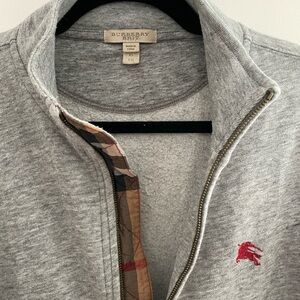 Burberry Zip Up Sweater